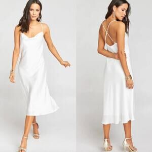 Show Me Your MuMu White Midi Dress